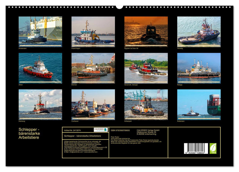 Schlepper - bärenstarke Arbeitstiere (CALVENDO Premium Wandkalender 2027)