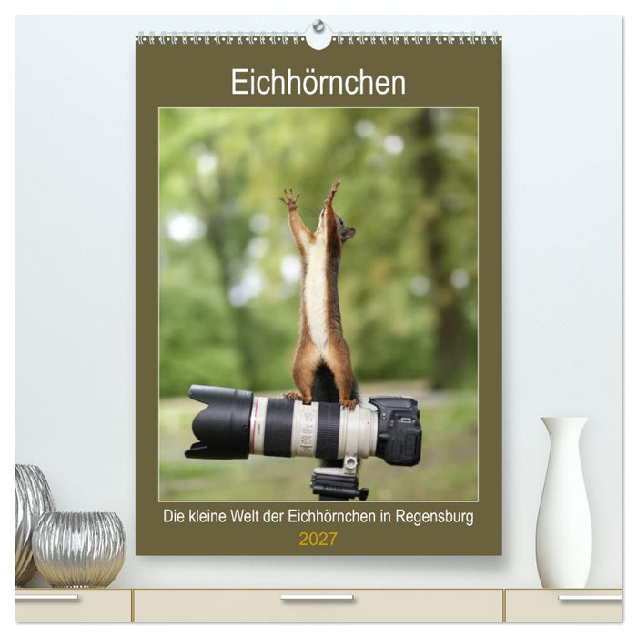 Die kleine Welt der Eichhörnchen in Regensburg (CALVENDO Premium Wandkalender 2027)
