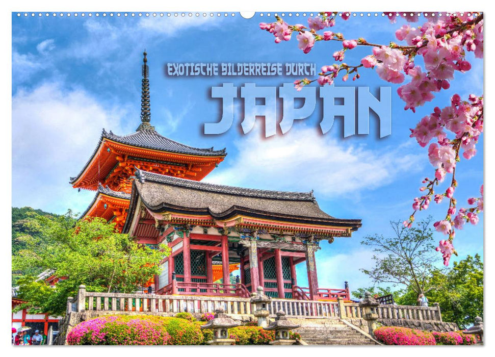 Exotische Bilderreise durch Japan (CALVENDO Wandkalender 2027)