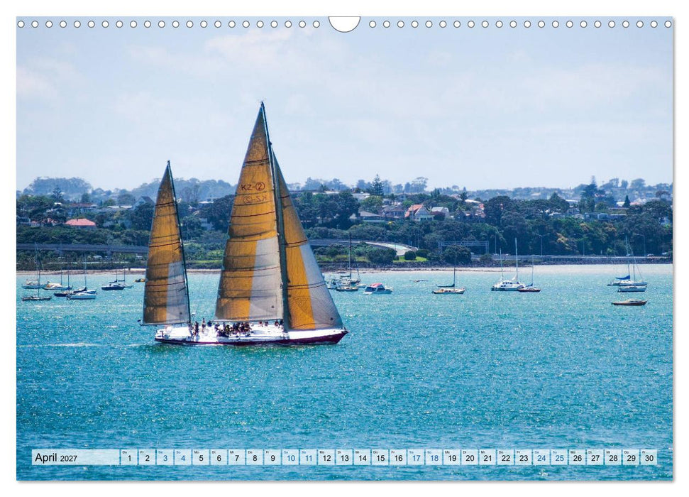 Wandkalender Auckland 2027 DIN A4 Quer (CALVENDO Wandkalender 2027)