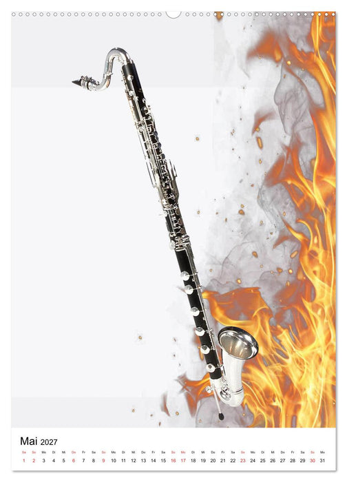 Musik Blasinstrumente (CALVENDO Premium Wandkalender 2027)