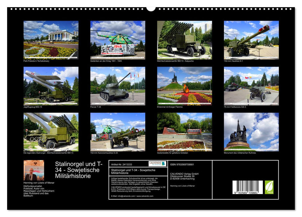 Stalinorgel und T-34 - Sowjetische Militärhistorie (CALVENDO Premium Wandkalender 2027)