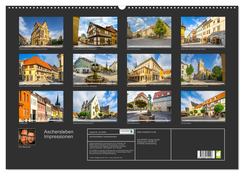 Aschersleben Impressionen (CALVENDO Wandkalender 2027)