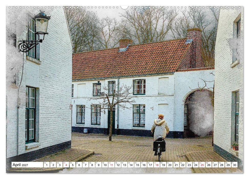 Brügge, die Perle von Flandern (CALVENDO Premium Wandkalender 2027)