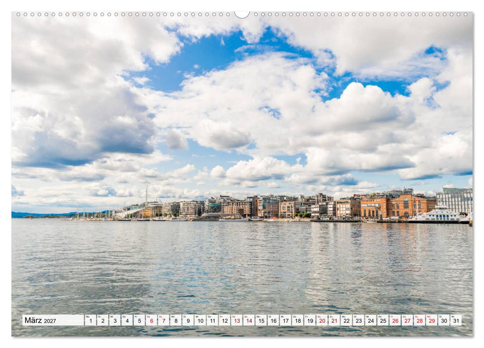 Zauberhaftes Oslo (CALVENDO Premium Wandkalender 2027)