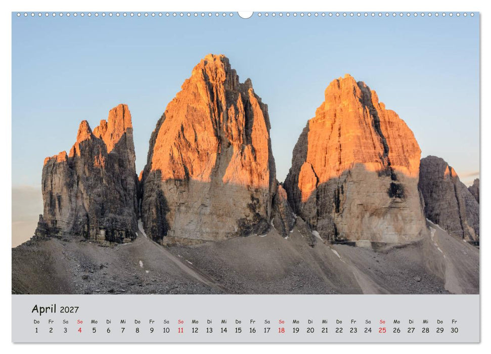 Wandern in den Dolomiten (CALVENDO Wandkalender 2027)