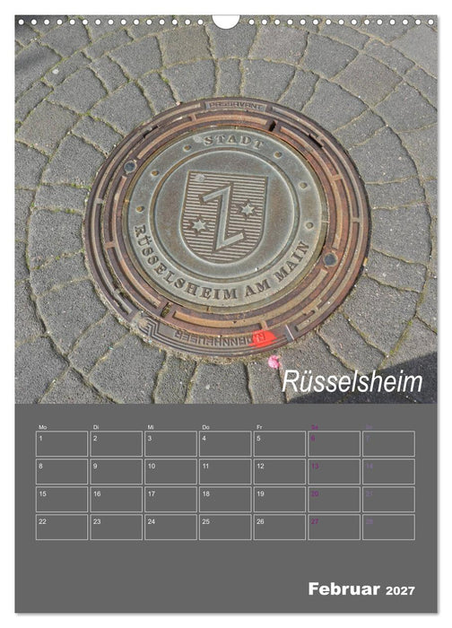Faszination Kanaldeckel (CALVENDO Wandkalender 2027)