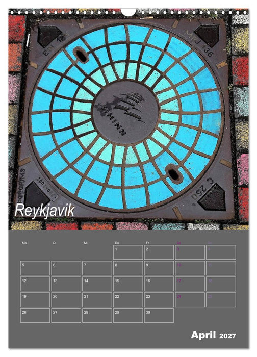 Faszination Kanaldeckel (CALVENDO Wandkalender 2027)