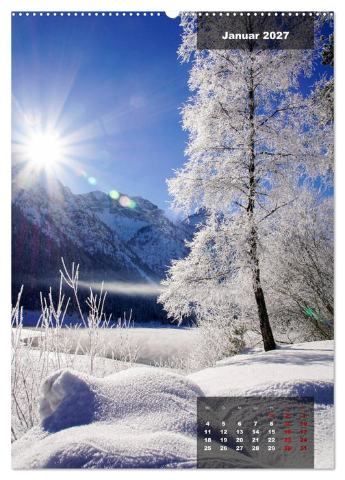 Die Traumhaften Seen der Alpen (CALVENDO Premium Wandkalender 2027)