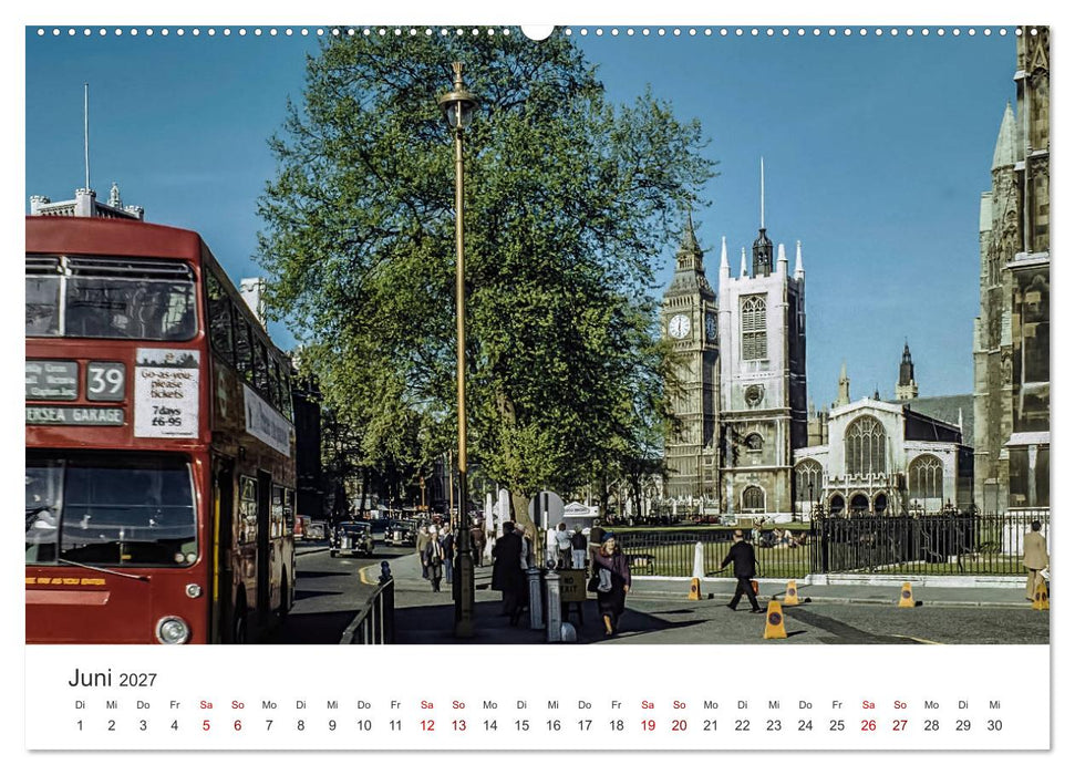London - Vintage Views (CALVENDO Wandkalender 2027)