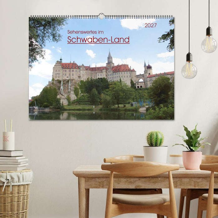 Sehenswertes im Schwaben-Land (CALVENDO Wandkalender 2027)