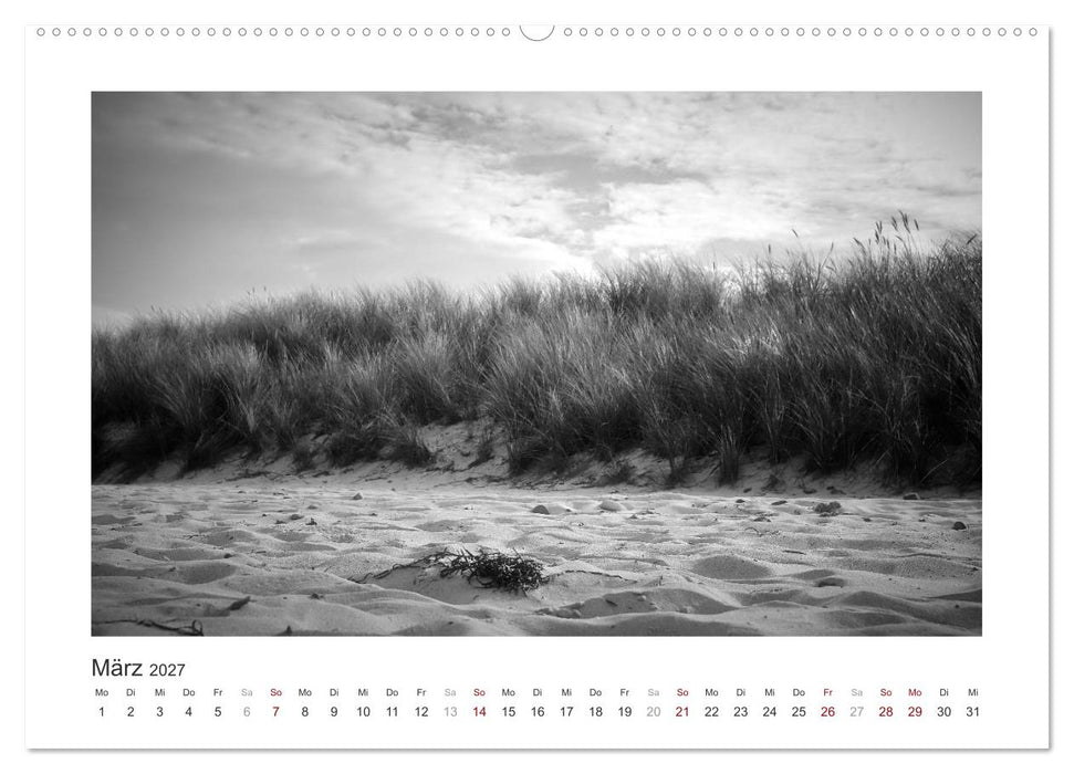 Monochrom Meer (CALVENDO Wandkalender 2027)