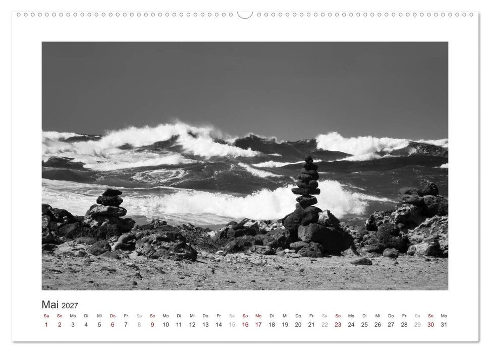Monochrom Meer (CALVENDO Wandkalender 2027)