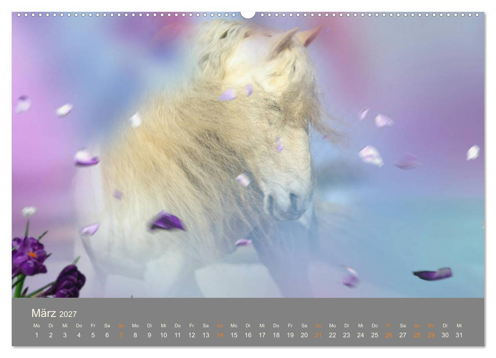 FANTASY Pferde Horses Caballos (CALVENDO Premium Wandkalender 2027)