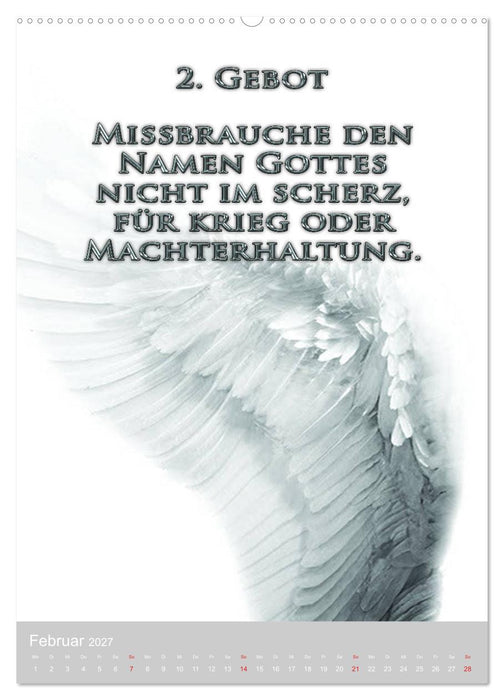 GOTTES 10 GEBOTE (CALVENDO Wandkalender 2027)