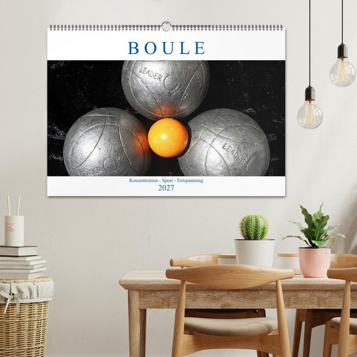 Boule. Konzentration - Sport - Entspannung (CALVENDO Wandkalender 2027)