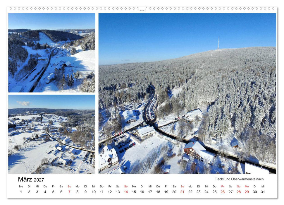 Luftaufnahmen rund um den Ochsenkopf (CALVENDO Wandkalender 2027)