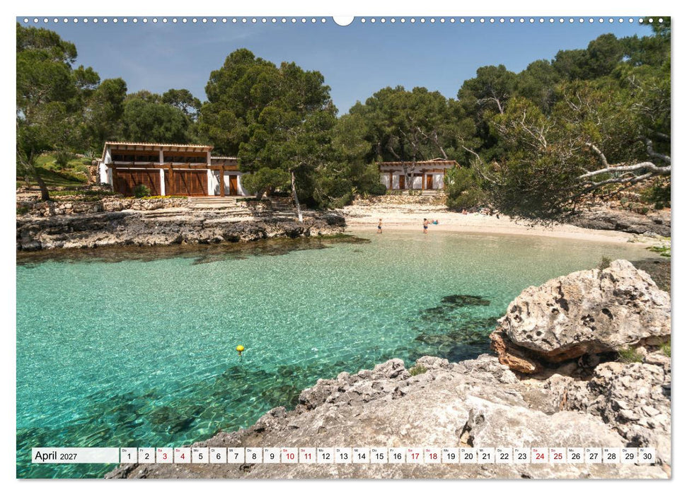 Traumstrände auf Mallorca (CALVENDO Premium Wandkalender 2027)