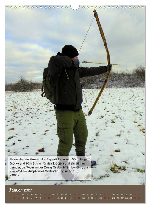 Der Survival-Kalender (CALVENDO Wandkalender 2027)