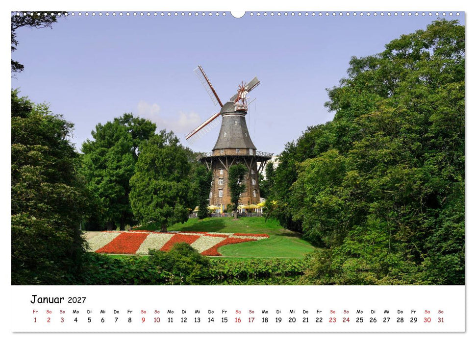 Bremen - Die Hansestadt an der Weser (CALVENDO Premium Wandkalender 2027)