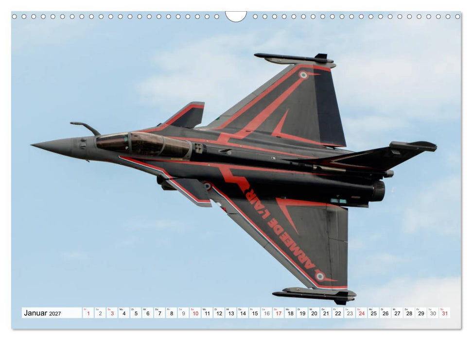 Militärjets am Boden und in der Luft (CALVENDO Wandkalender 2027)