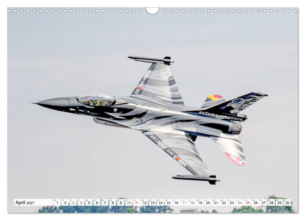 Militärjets am Boden und in der Luft (CALVENDO Wandkalender 2027)