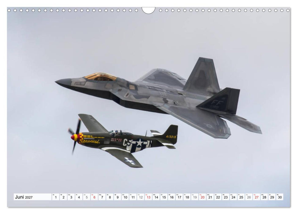 Militärjets am Boden und in der Luft (CALVENDO Wandkalender 2027)