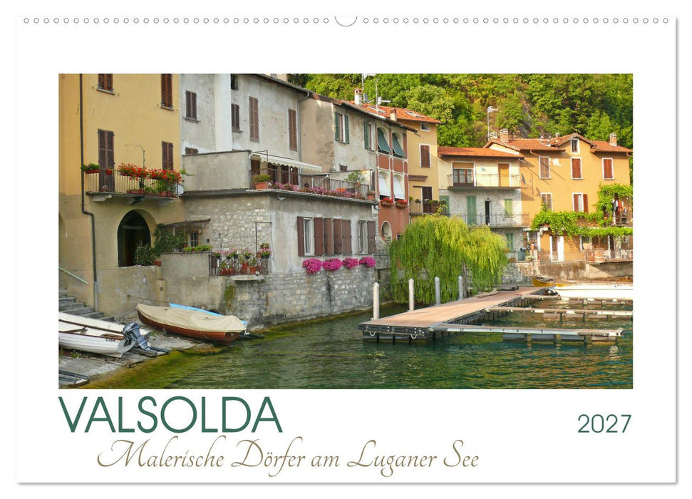 Valsolda. Malerische Dörfer am Luganer See (CALVENDO Wandkalender 2027)