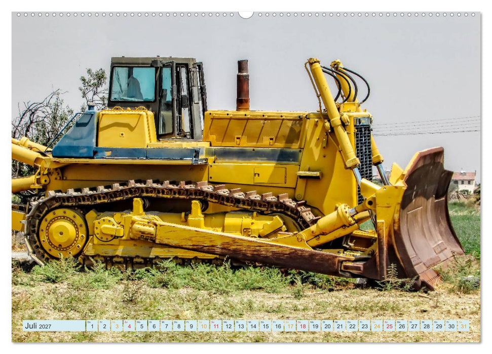 Bulldozer - bärenstarke Arbeitstiere (CALVENDO Premium Wandkalender 2027)