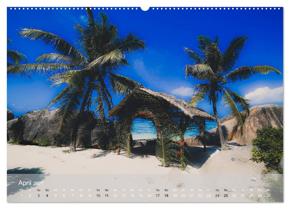 Seychellen - Paradis im indischen Ozean (CALVENDO Premium Wandkalender 2027)