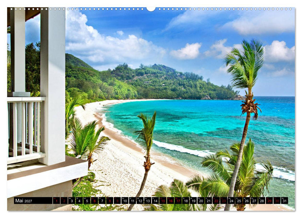 Seychellen Paradies 2027 (CALVENDO Premium Wandkalender 2027)