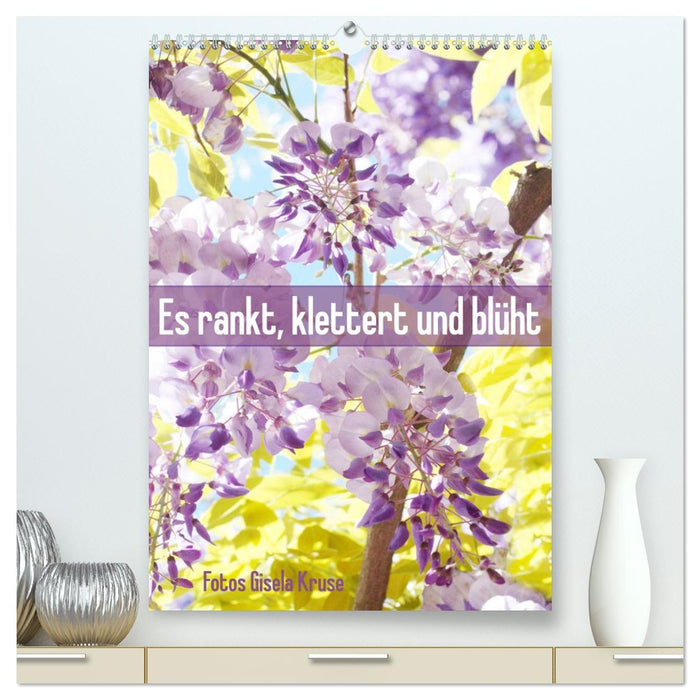 Es rankt, klettert und blüht (CALVENDO Premium Wandkalender 2027)