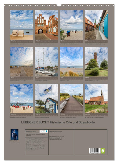 LÜBECKER BUCHT Historische Orte und Strandidylle (CALVENDO Wandkalender 2027)