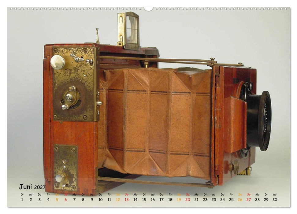 KLASSISCHE KAMERAS vom 19.Jahrhundert (CALVENDO Wandkalender 2027)
