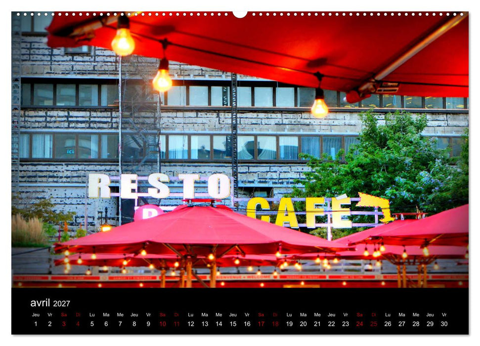 Couleurs pop sur Montréal (CALVENDO Calendrier supérieur 2027)