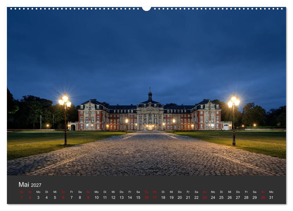 Münster mit Licht (CALVENDO Wandkalender 2027)