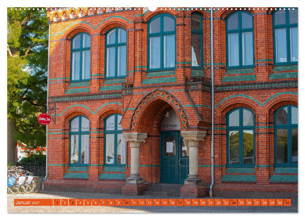 Ostseereise - Flensburg (CALVENDO Wandkalender 2027)