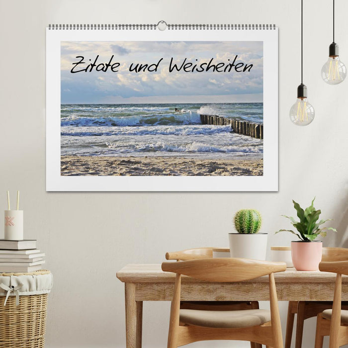 Zitate und Weisheiten (CALVENDO Wandkalender 2027)