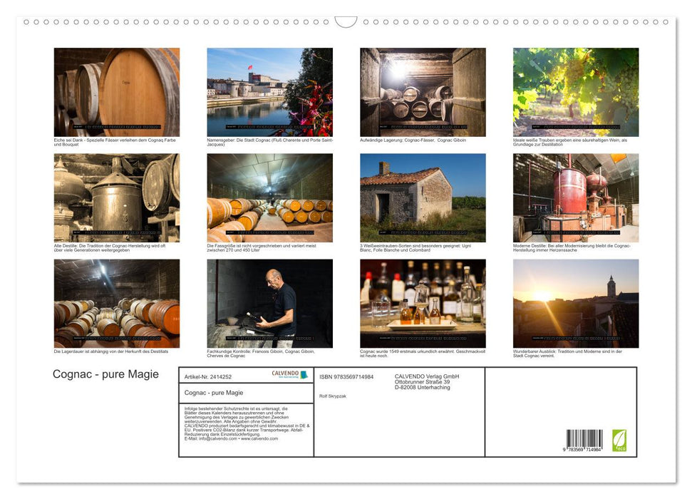 Cognac - pure Magie (CALVENDO Wandkalender 2027)
