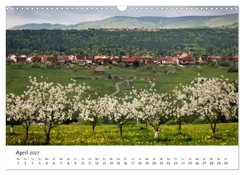 Dörfer in schöner Landschaft (CALVENDO Wandkalender 2027)