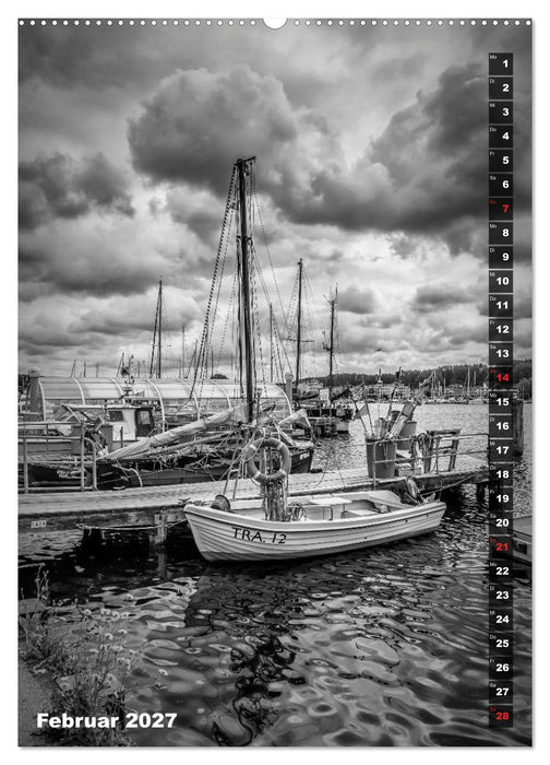 LÜBECK Monochrome Momente (CALVENDO Wandkalender 2027)
