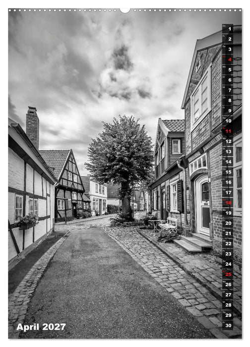 LÜBECK Monochrome Momente (CALVENDO Wandkalender 2027)