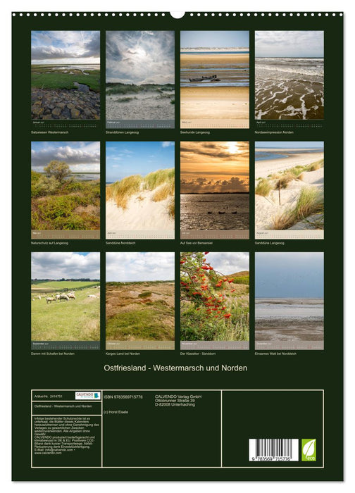 Ostfriesland - Westermarsch und Norden (CALVENDO Premium Wandkalender 2027)