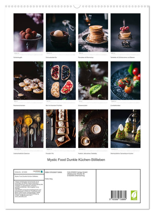 Mystic Food Dunkle Küchen-Stillleben (CALVENDO Premium Wandkalender 2027)