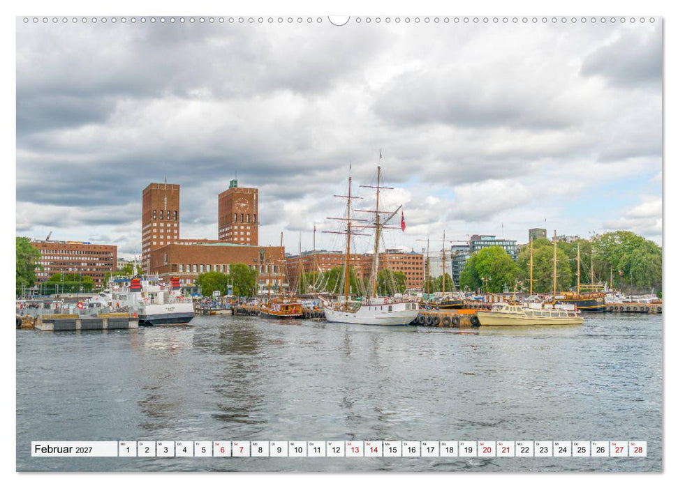 Zauberhaftes Oslo (CALVENDO Wandkalender 2027)