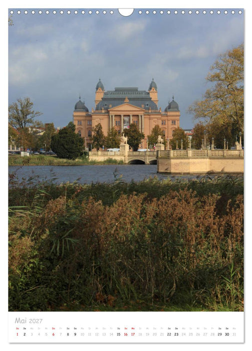 Ein Tag durch Schwerin (CALVENDO Wandkalender 2027)