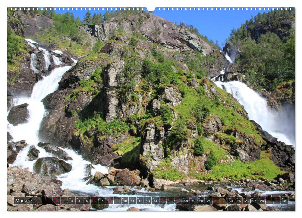 Norwegen 2027 - Berge, Fjorde, Moore (CALVENDO Premium Wandkalender 2027)