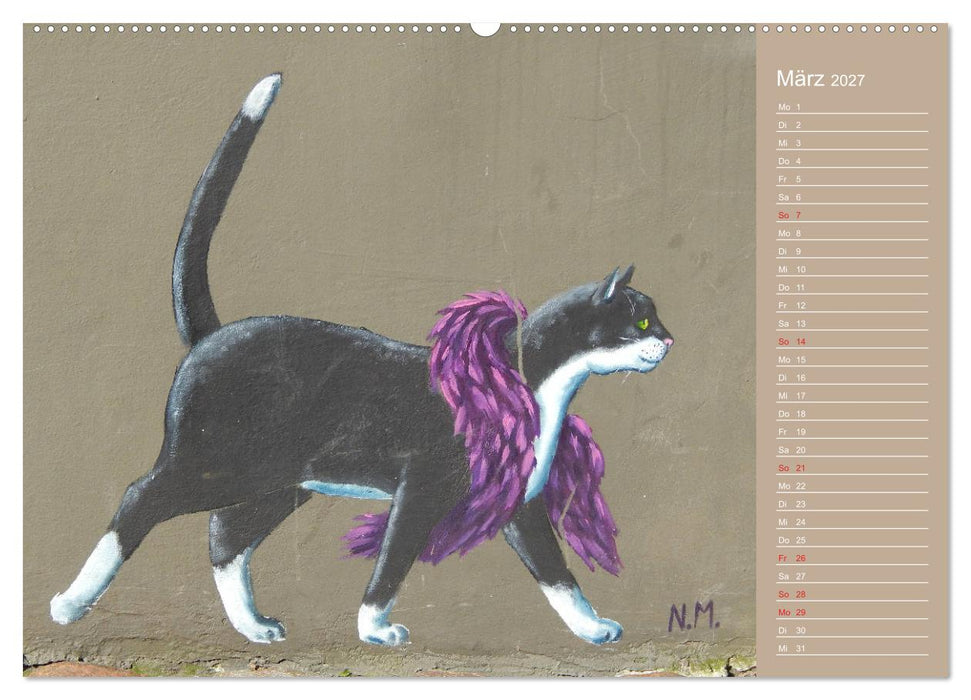 Flensburger Katzen (CALVENDO Premium Wandkalender 2027)