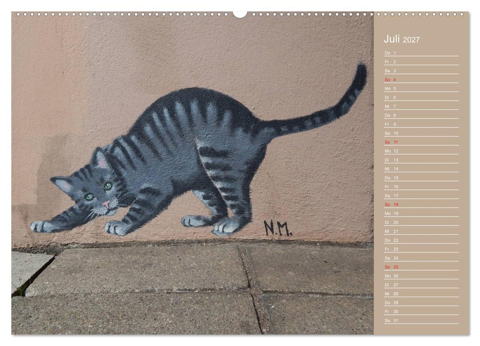 Flensburger Katzen (CALVENDO Premium Wandkalender 2027)