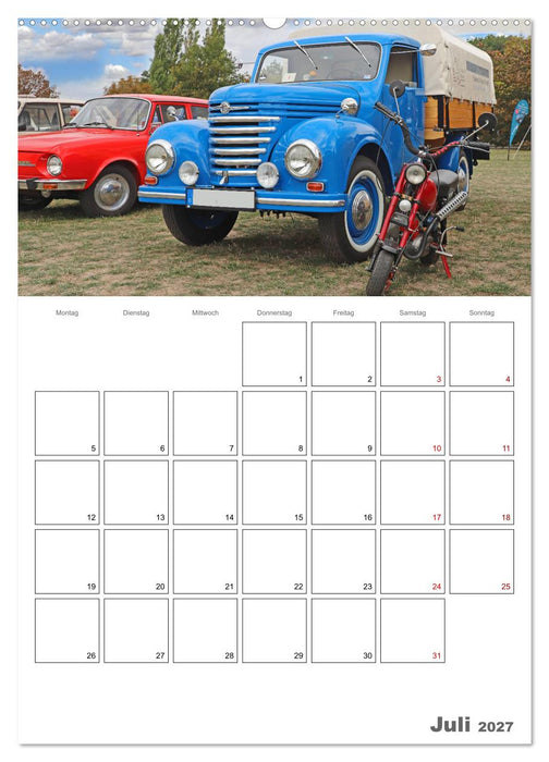 Ost-Oldtimer in Magdeburg (CALVENDO Premium Wandkalender 2027)